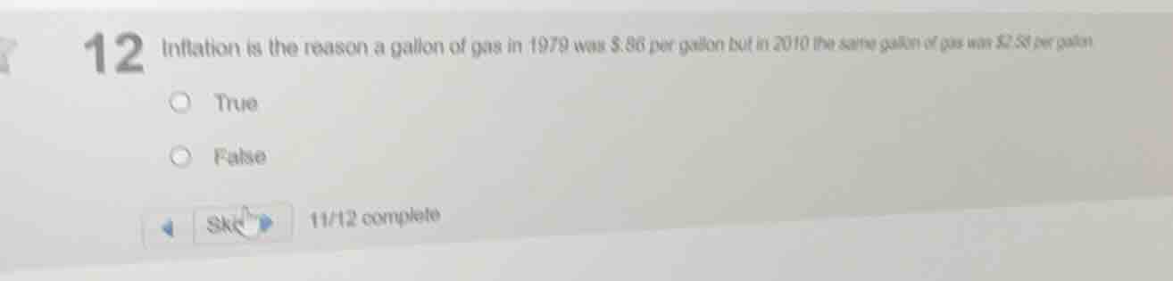 12 inflation is the reason a gallon of gas in 1979 was $.86 per gallon …