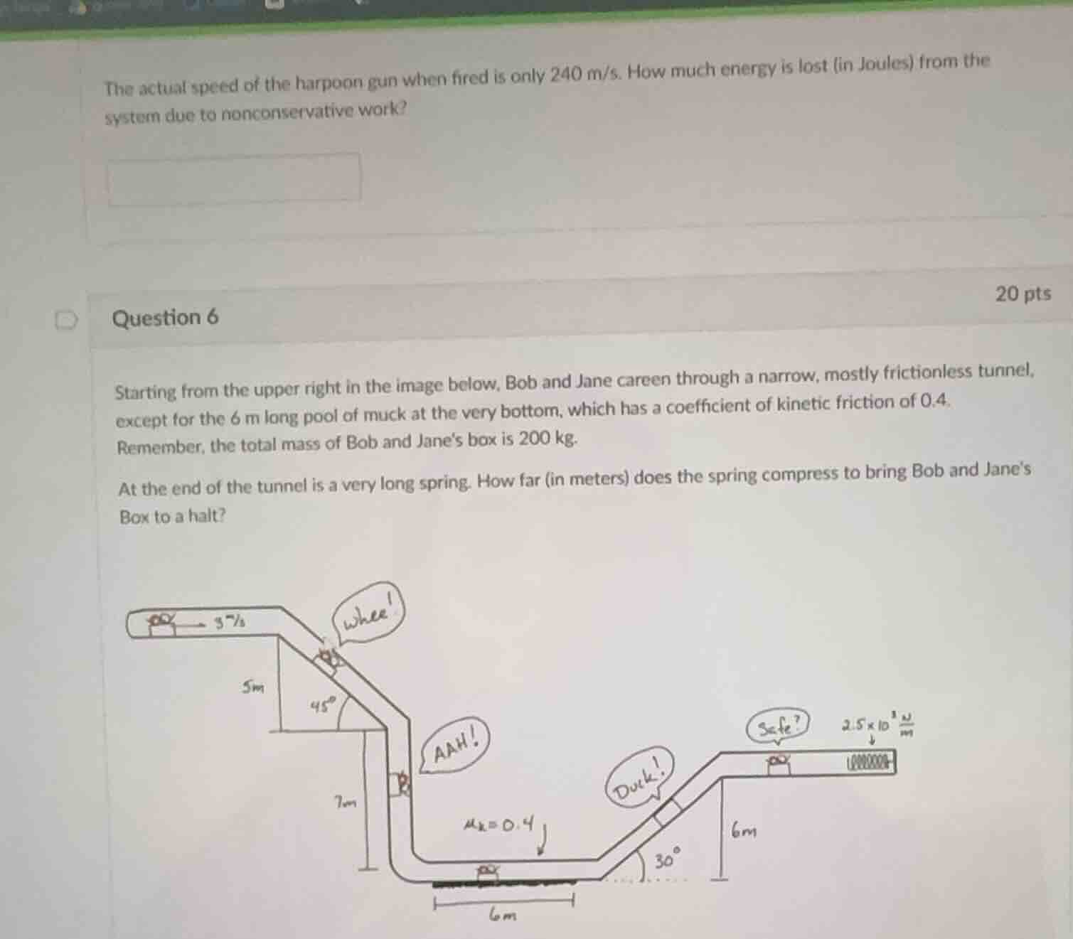 question 6 starting from the upper right in the image below, bob and ja…
