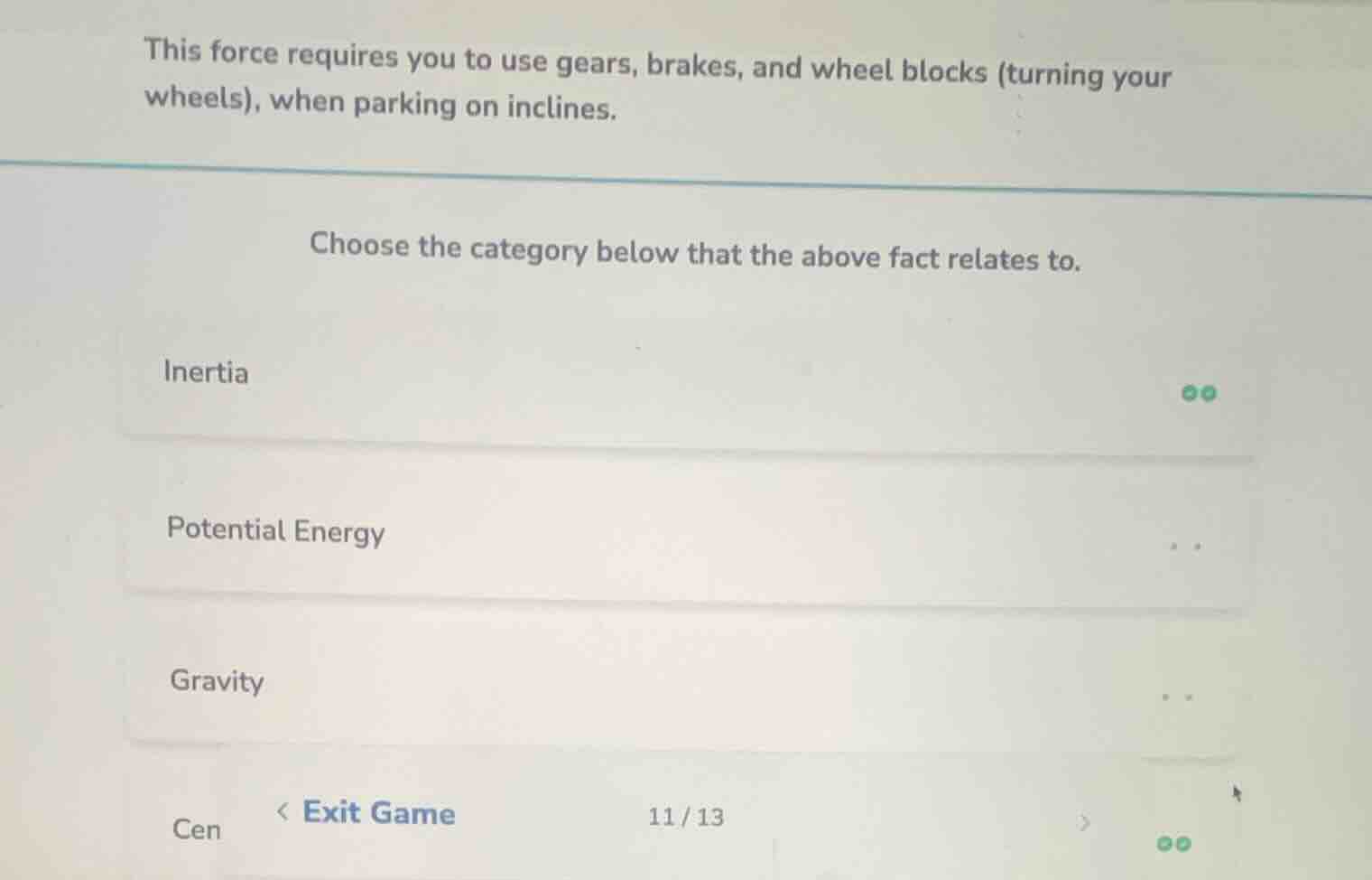 this force requires you to use gears, brakes, and wheel blocks (turning…