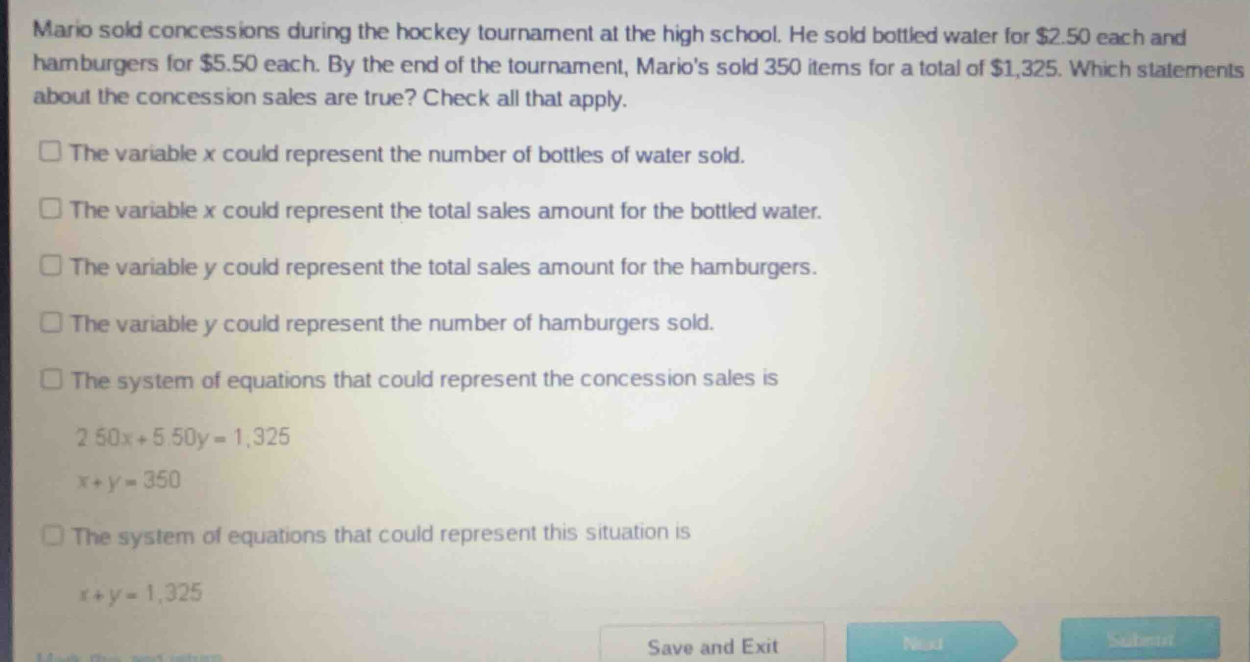 mario sold concessions during the hockey tournament at the high school.…