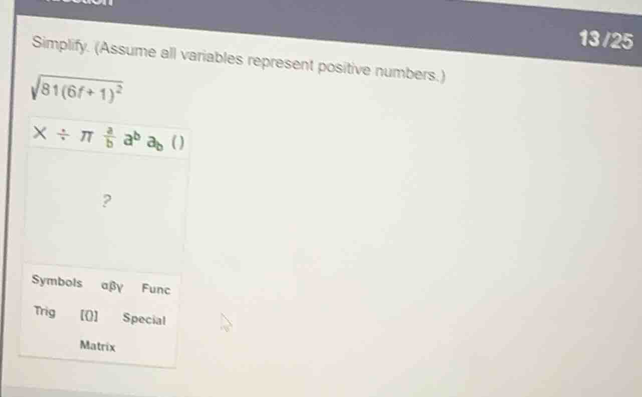 simplify. (assume all variables represent positive numbers.) \\\\sqrt{8…