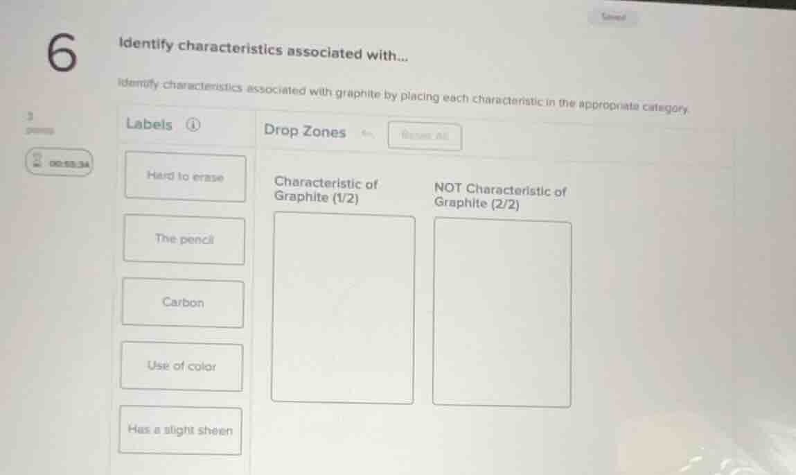 identify characteristics associated with... identify characteristics as…