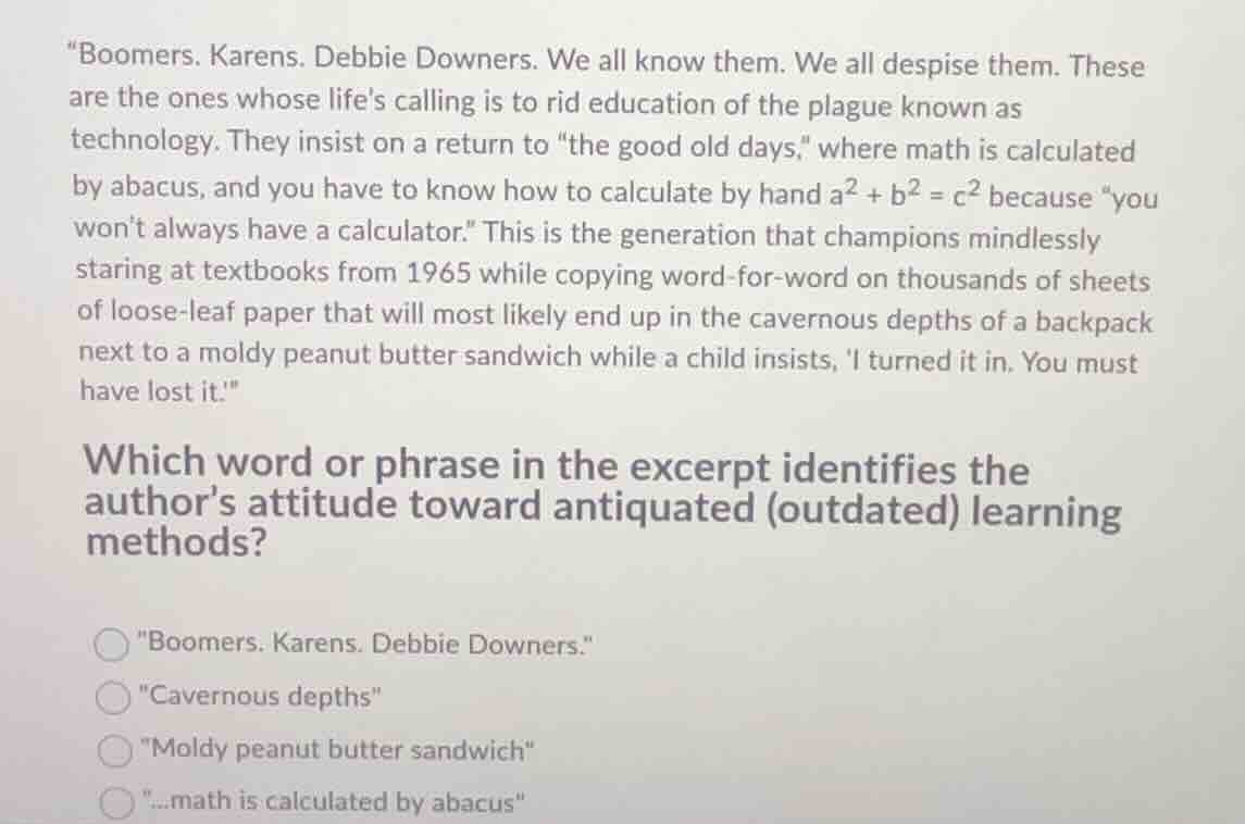 \boomers. karens. debbie downers. we all know them. we all despise them…
