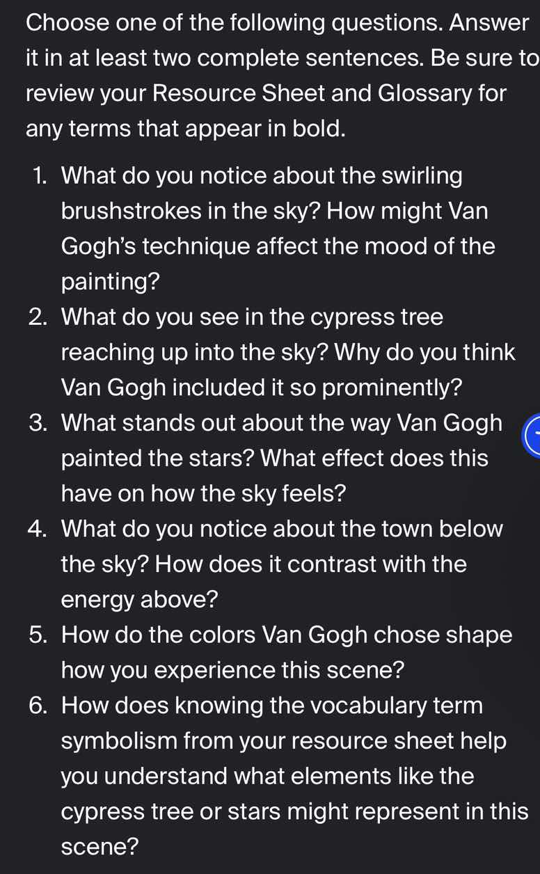 choose one of the following questions. answer it in at least two comple…