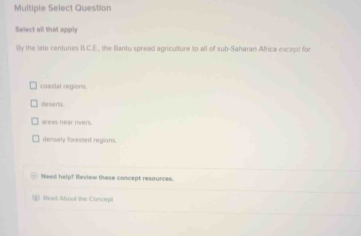 multiple select question select all that apply by the late centuries b.…