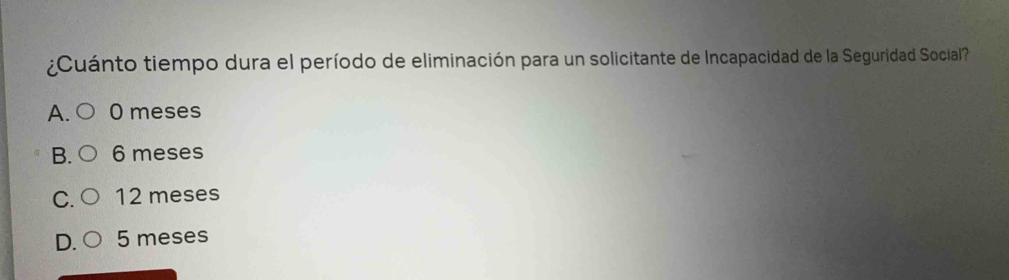 ¿cuánto tiempo dura el período de eliminación para un solicitante de in…