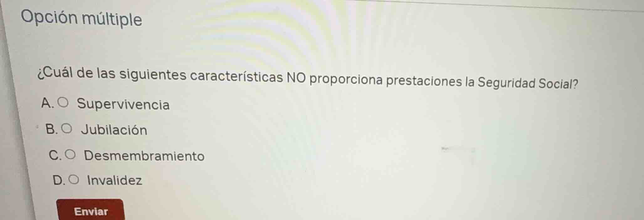 ¿cuál de las siguientes características no proporciona prestaciones la …