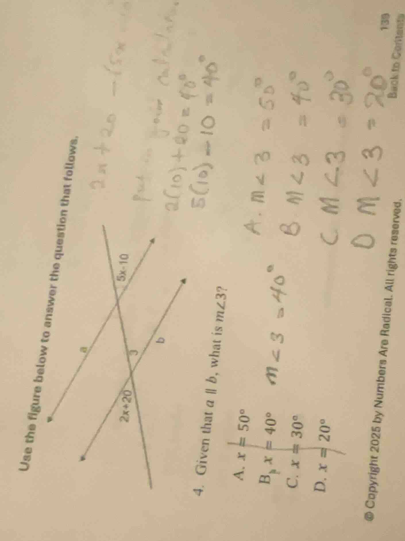 use the figure below to answer the question that follows. 4. given that…