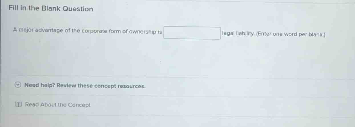 fill in the blank question a major advantage of the corporate form of o…