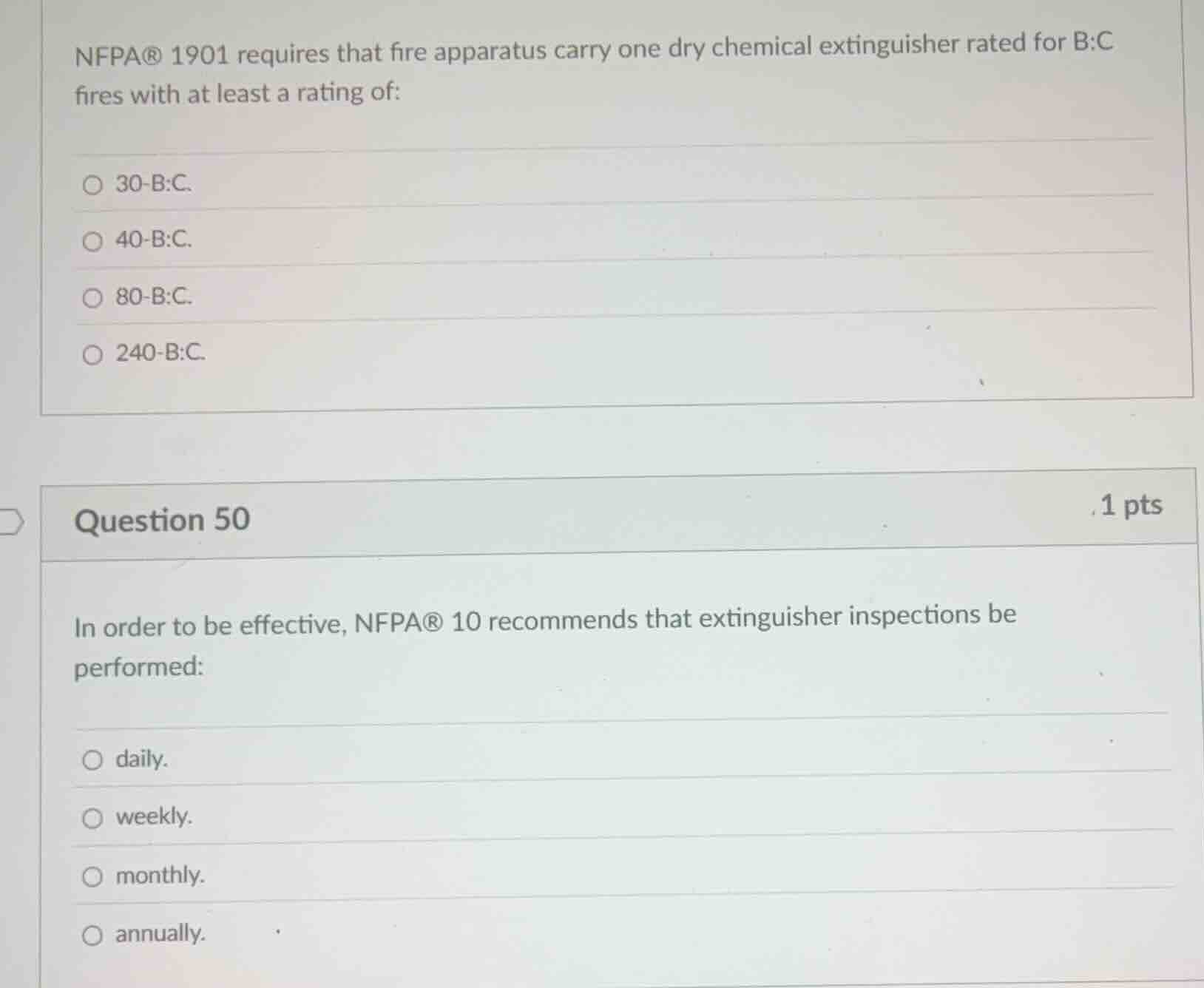 nfpa® 1901 requires that fire apparatus carry one dry chemical extingui…