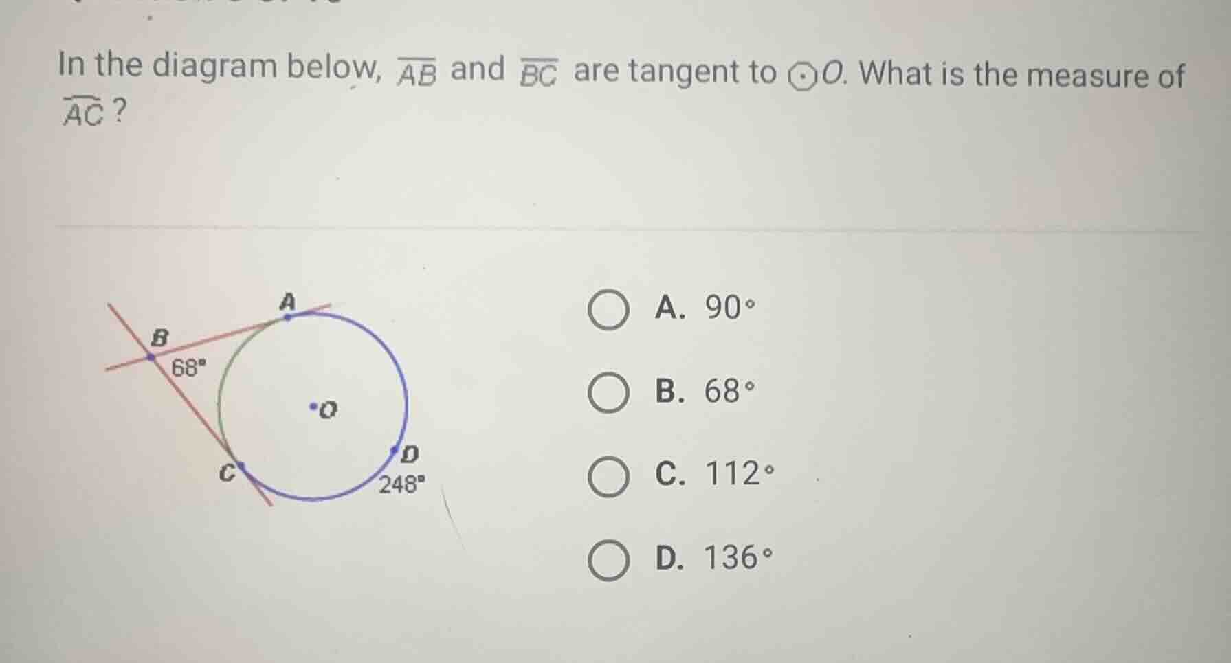 in the diagram below, \\(\\overline{ab}\\) and \\(\\overline{bc}\\) are…