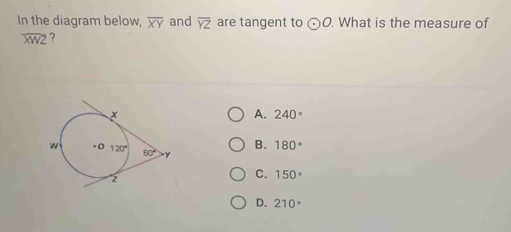 in the diagram below, \\(\\overline{xy}\\) and \\(\\overline{yz}\\) are…