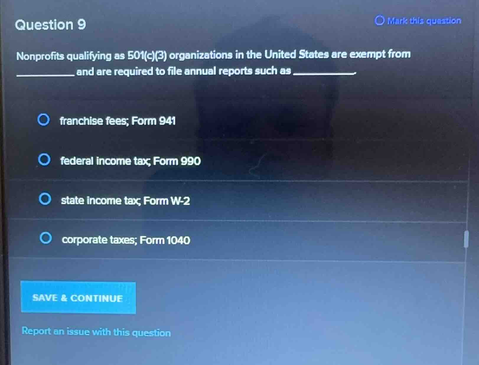 question 9 nonprofits qualifying as 501(c)(3) organizations in the unit…