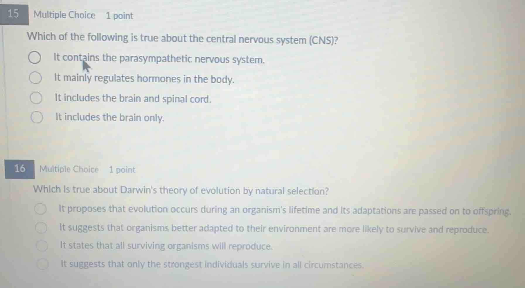 15 multiple choice 1 point which of the following is true about the cen…