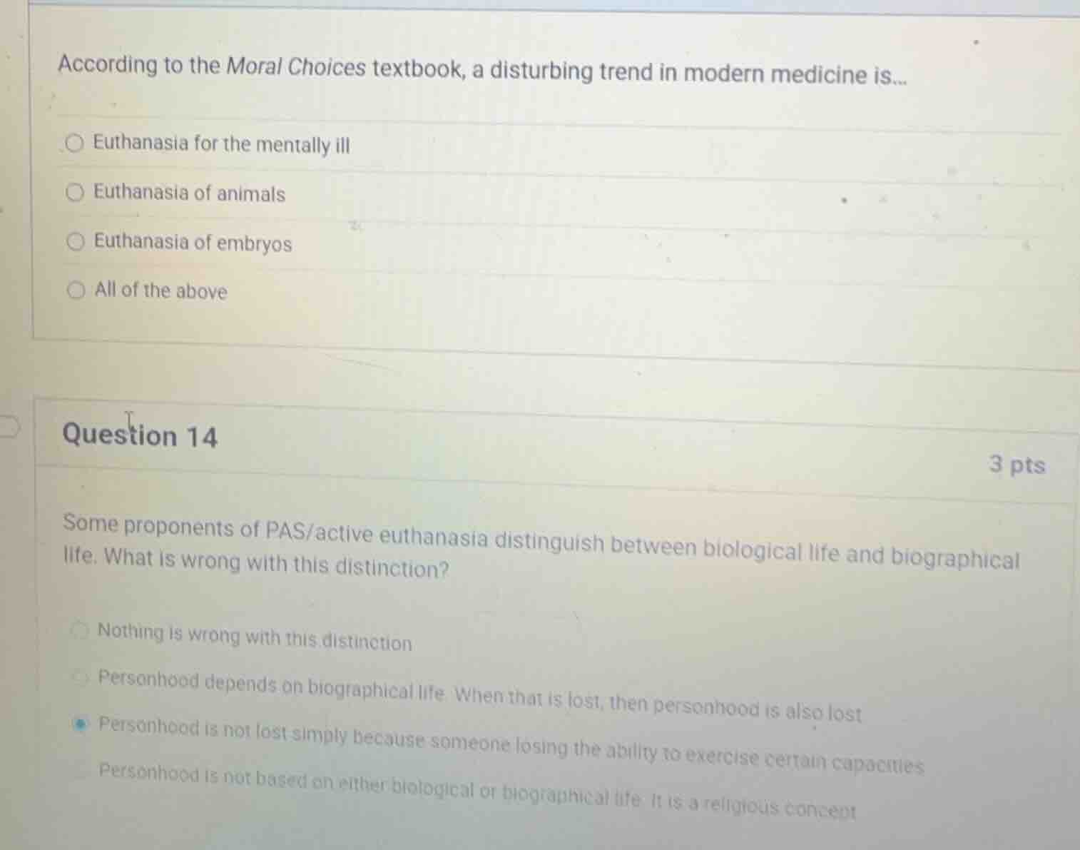 according to the moral choices textbook, a disturbing trend in modern m…