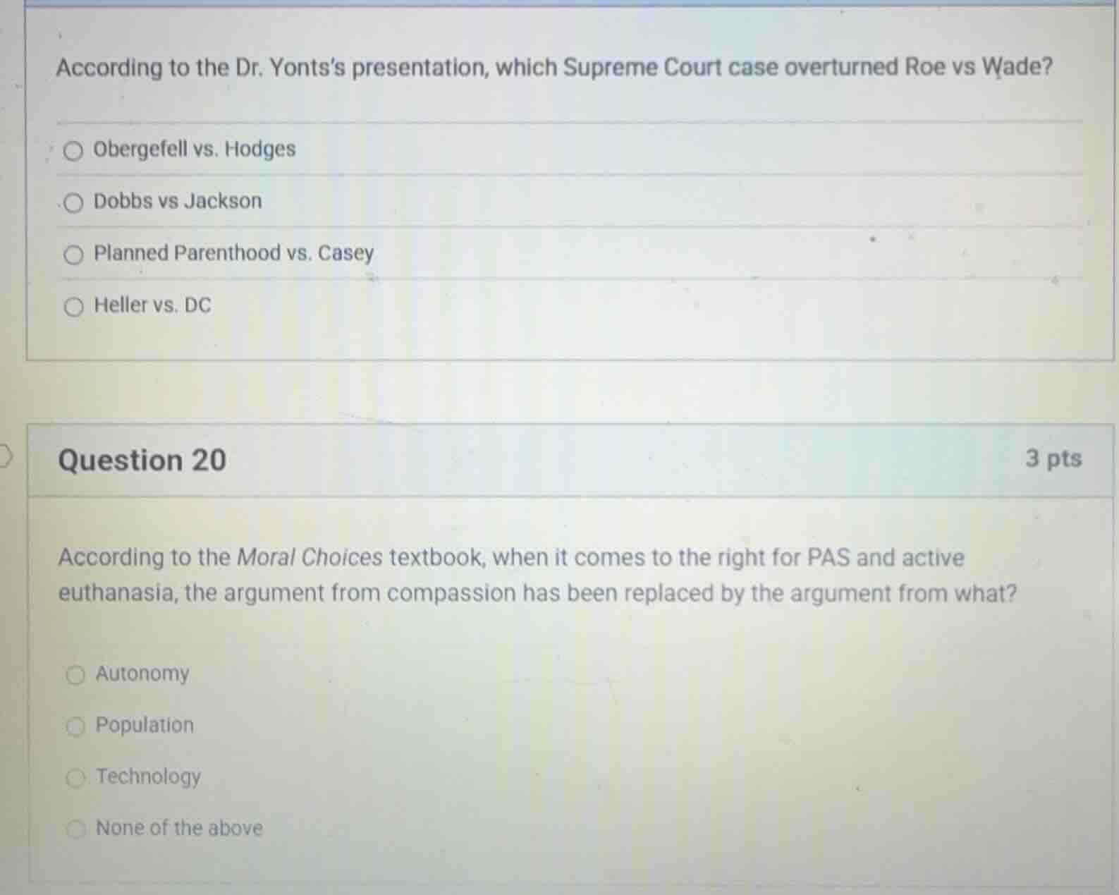 according to the dr. yontss presentation, which supreme court case over…