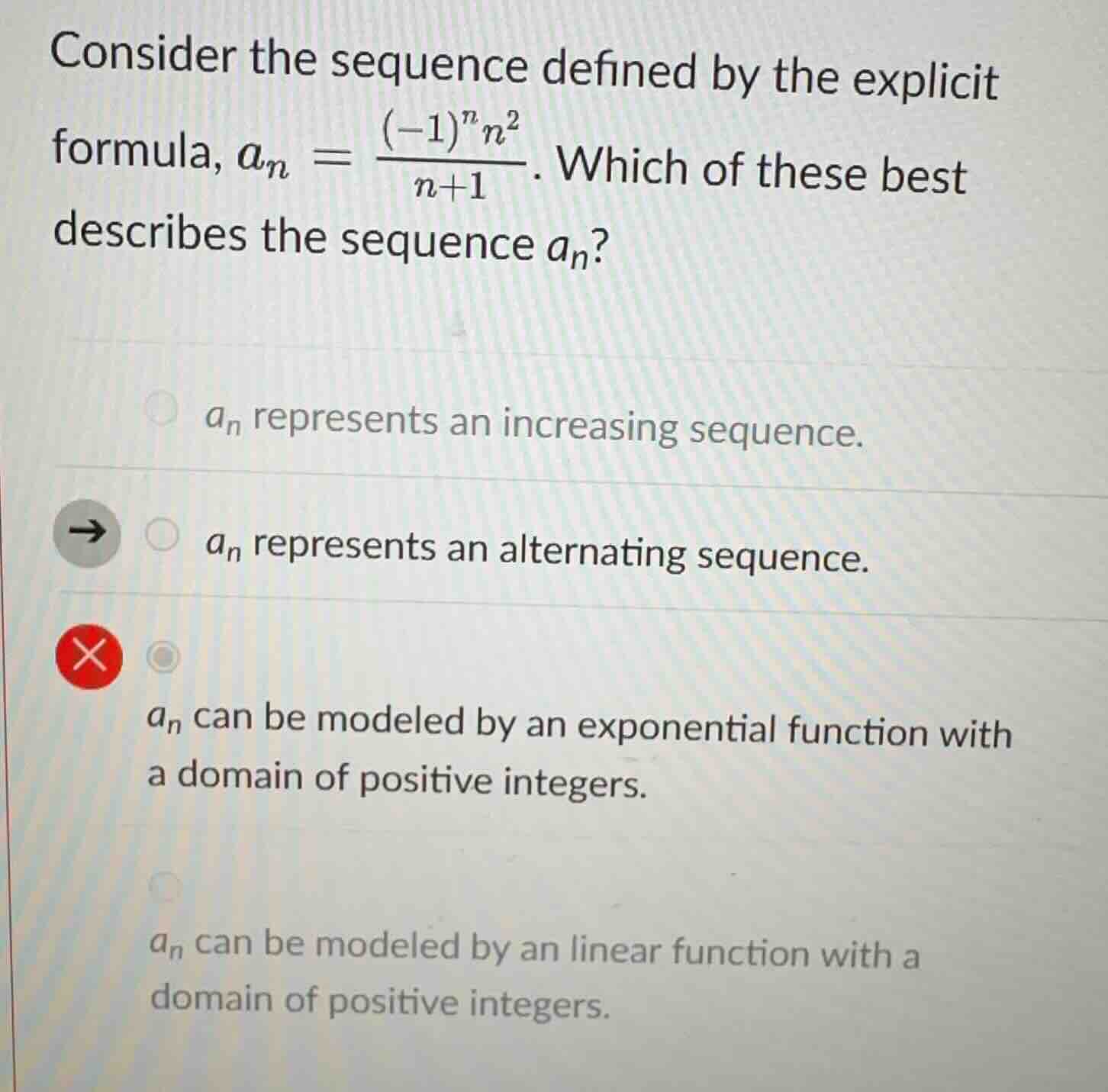 consider the sequence defined by the explicit formula, \\(a_n = \\frac{…