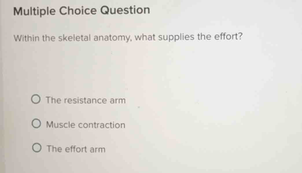 multiple choice question within the skeletal anatomy, what supplies the…