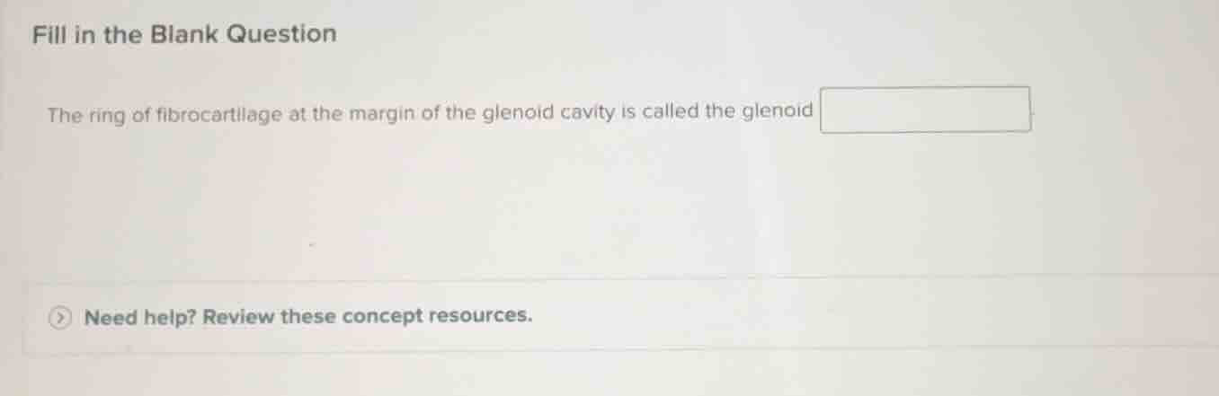 fill in the blank question the ring of fibrocartilage at the margin of …