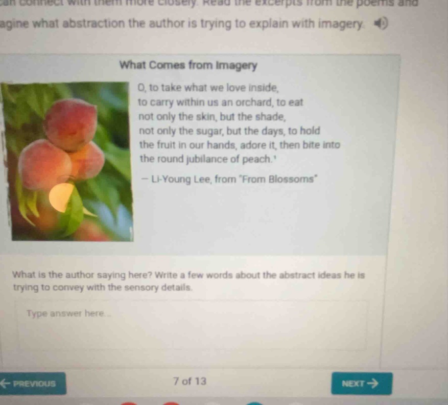 what comes from imagery o, to take what we love inside, to carry within…