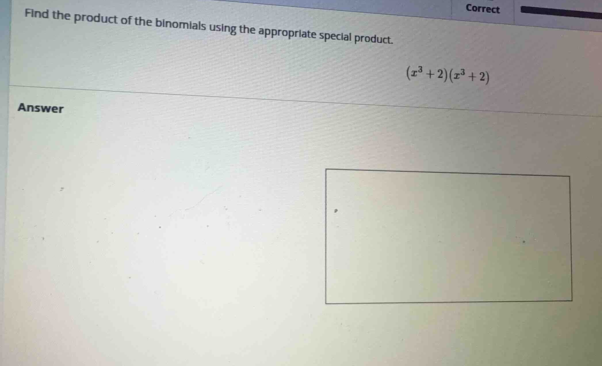 find the product of the binomials using the appropriate special product…