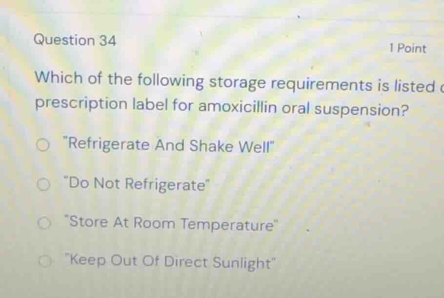 question 34 1 point which of the following storage requirements is list…