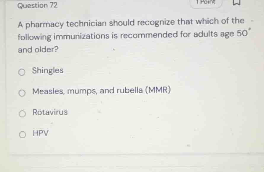 question 72 a pharmacy technician should recognize that which of the fo…