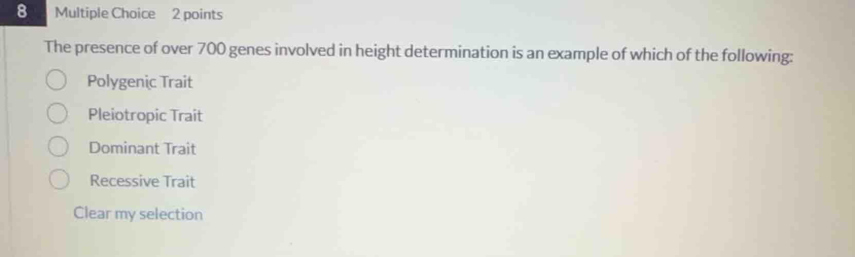 the presence of over 700 genes involved in height determination is an e…