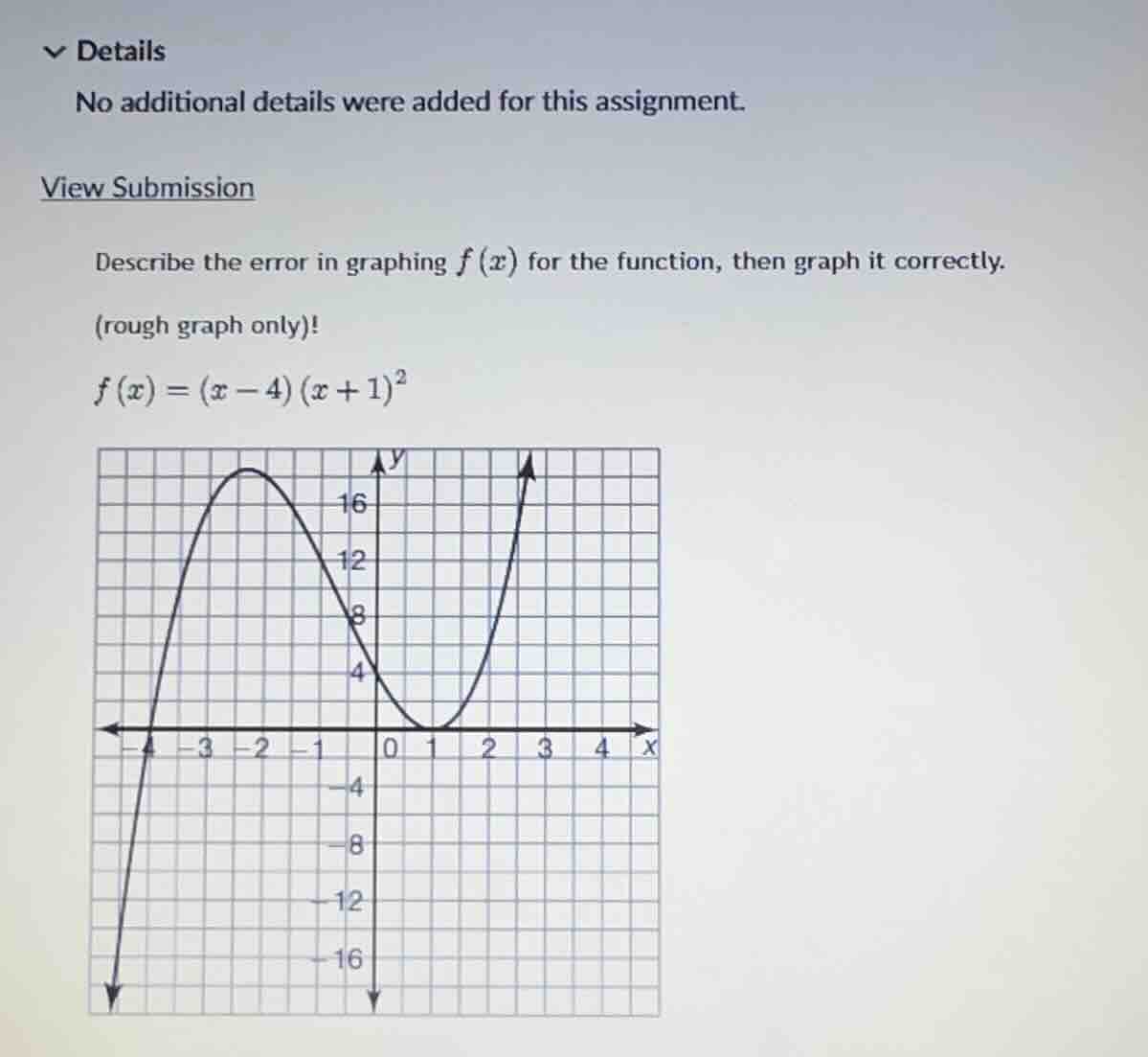 describe the error in graphing (f(x)) for the function, then graph it c…