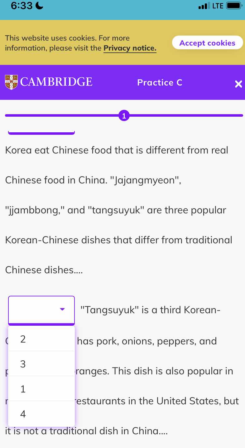 korea eat chinese food that is different from real chinese food in chin…