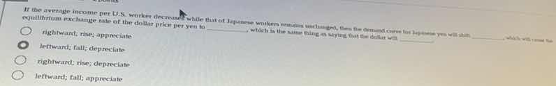if the average income per u.s. worker decreases while that of japanese …