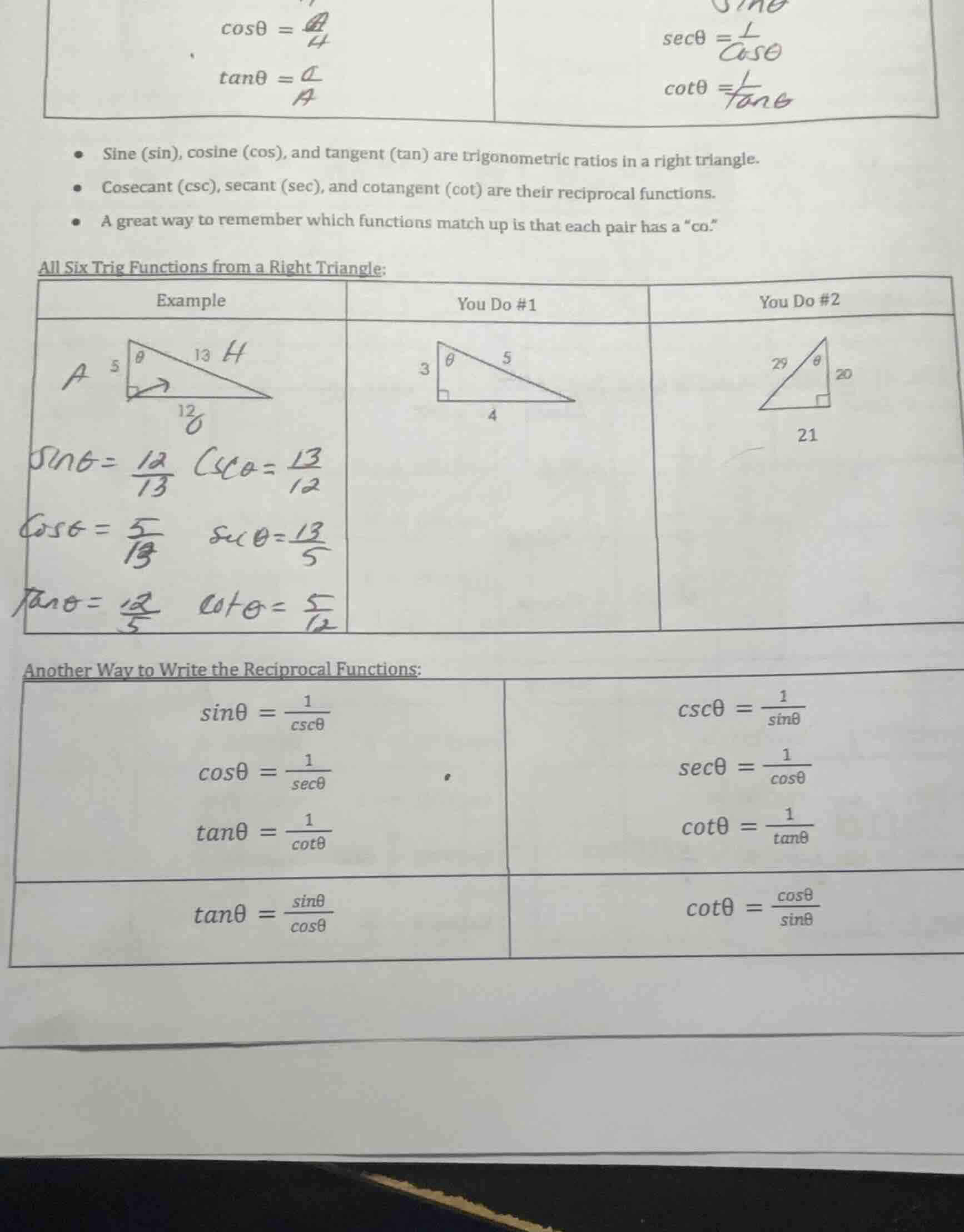 sine (sin), cosine (cos), and tangent (tan) are trigonometric ratios in…