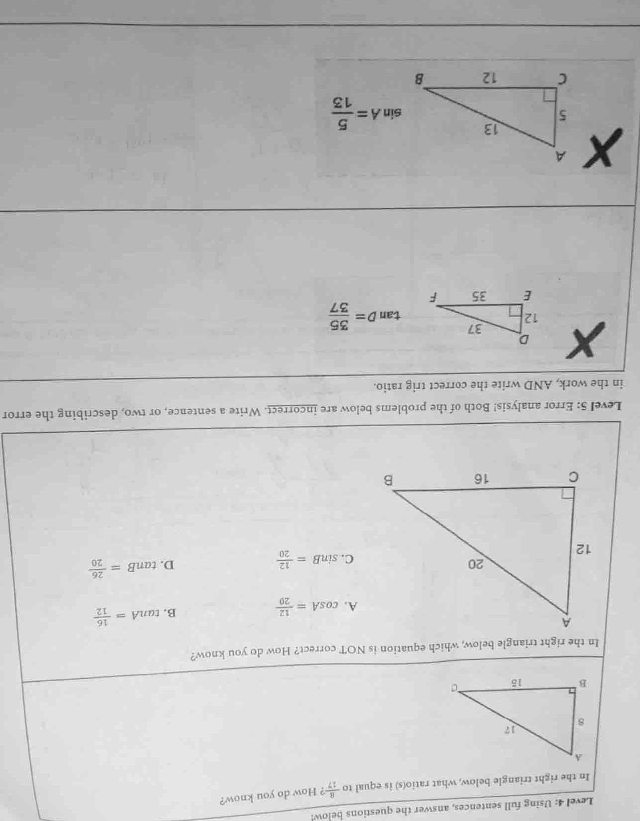 level 4: using full sentences, answer the questions below! in the right…