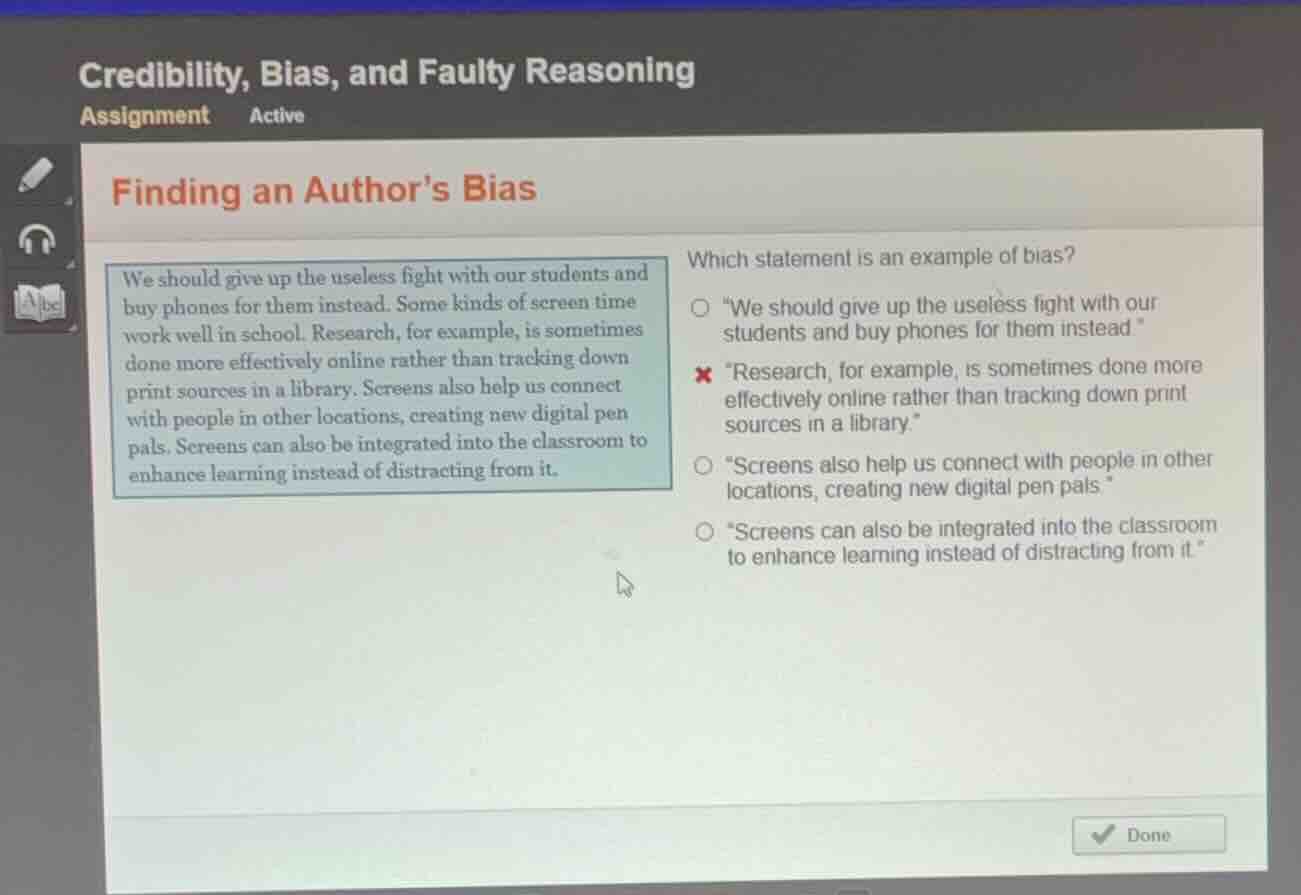 finding an authors bias we should give up the useless fight with our st…