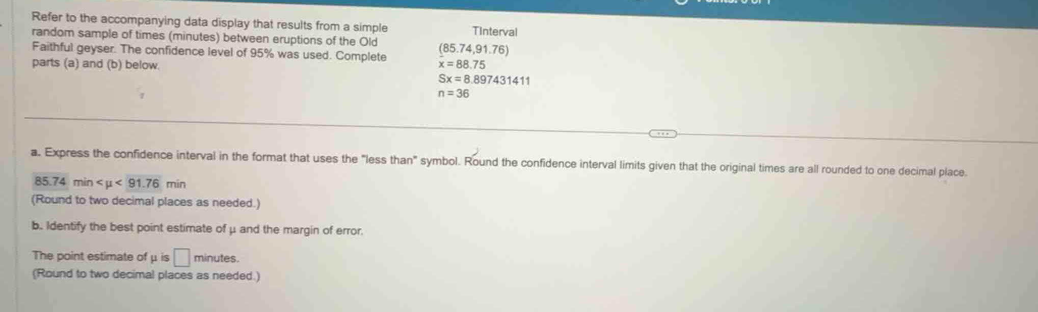 refer to the accompanying data display that results from a simple rando…