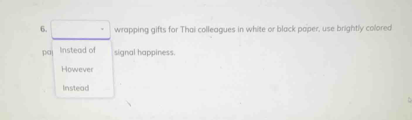 6. dropdown wrapping gifts for thai colleagues in white or black paper,…
