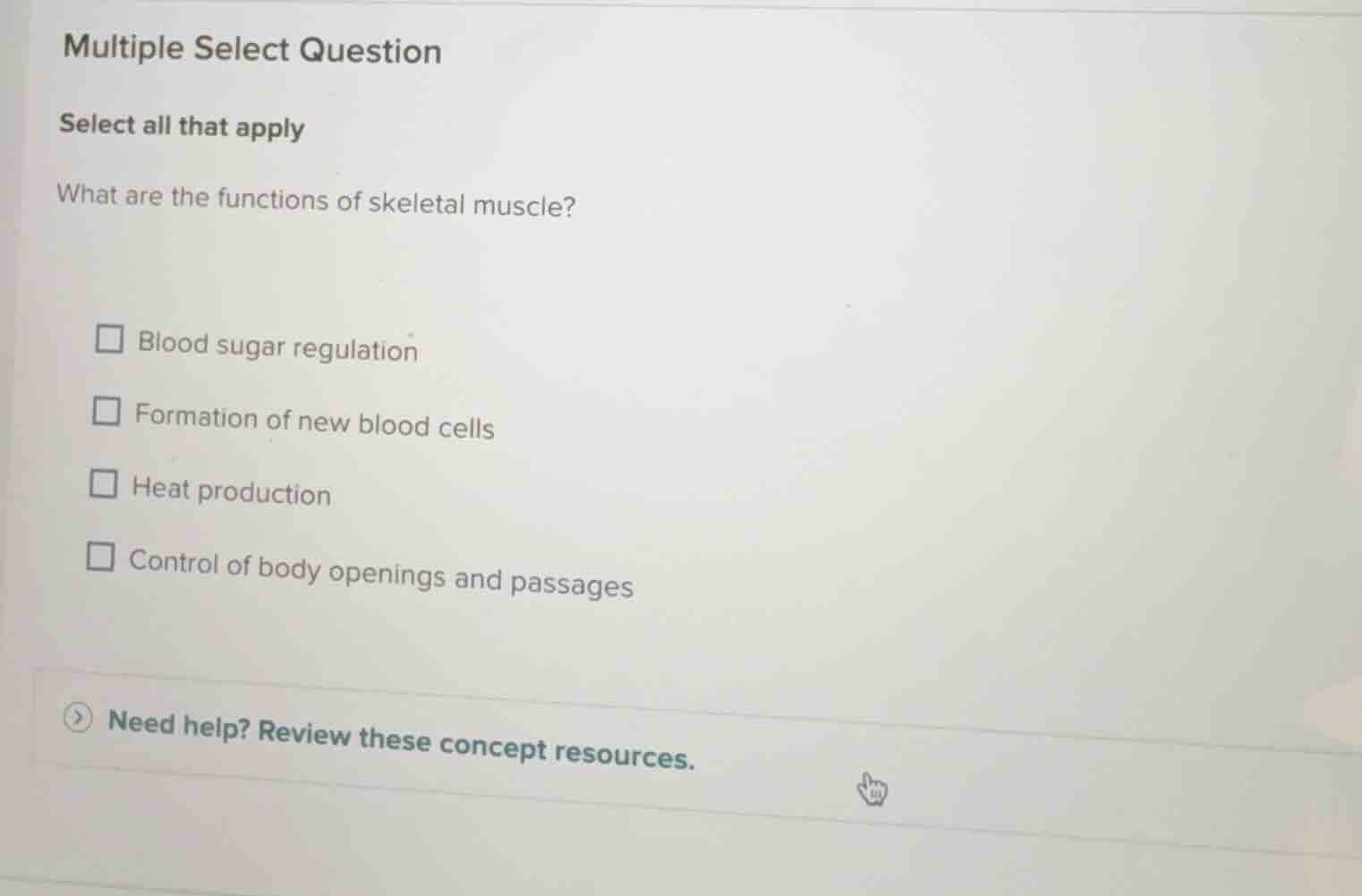multiple select question select all that apply what are the functions o…