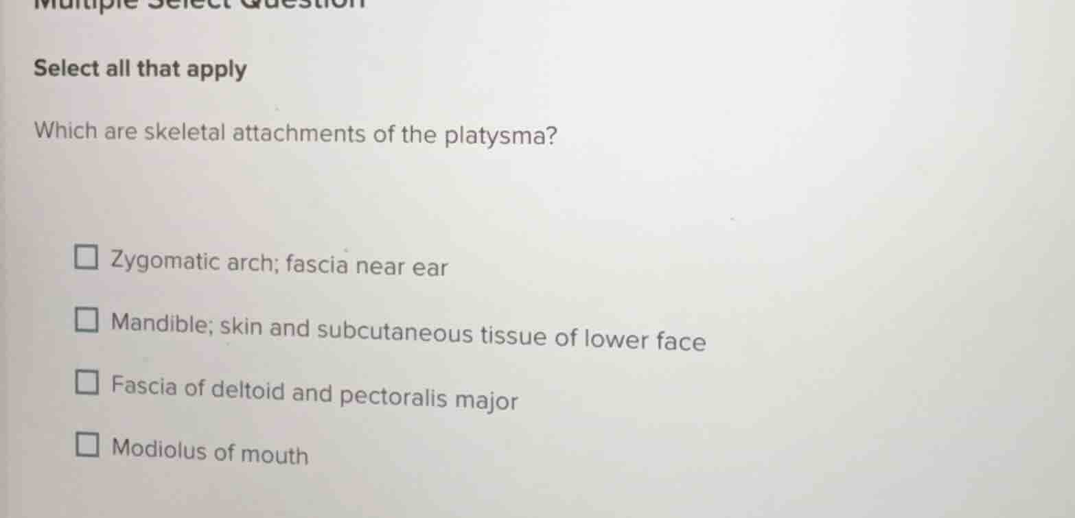 multiple select question select all that apply which are skeletal attac…