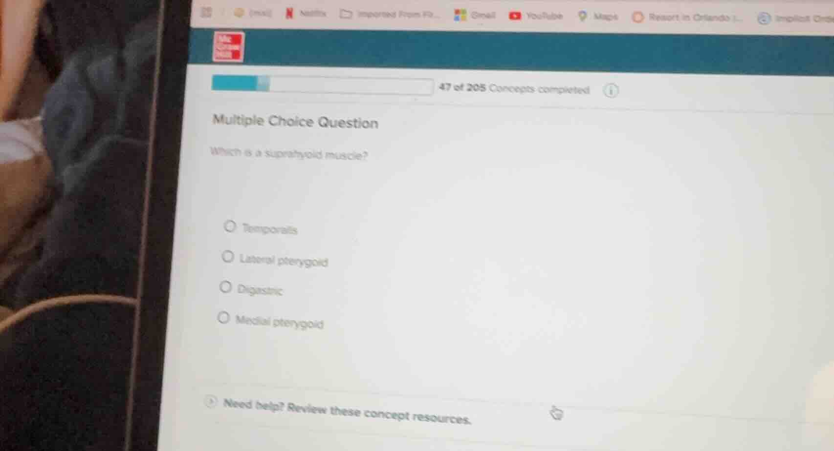 multiple choice question which is a suprahyoid muscle? temporalis later…