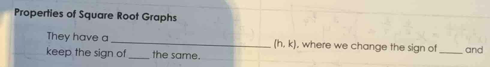 properties of square root graphs they have a \\underline{\\qquad\\qquad…