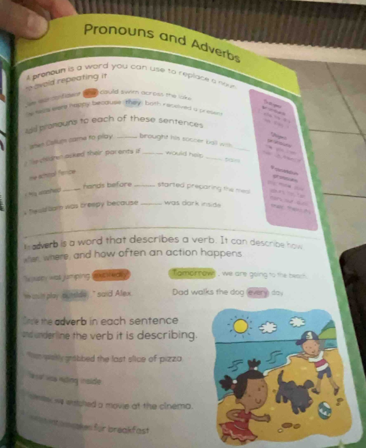 pronouns and adverbs a pronoun is a word you can use to replace a noun …
