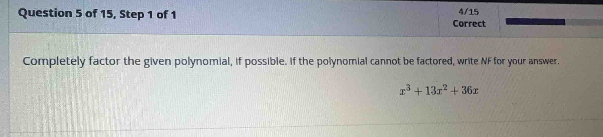 completely factor the given polynomial, if possible. if the polynomial …