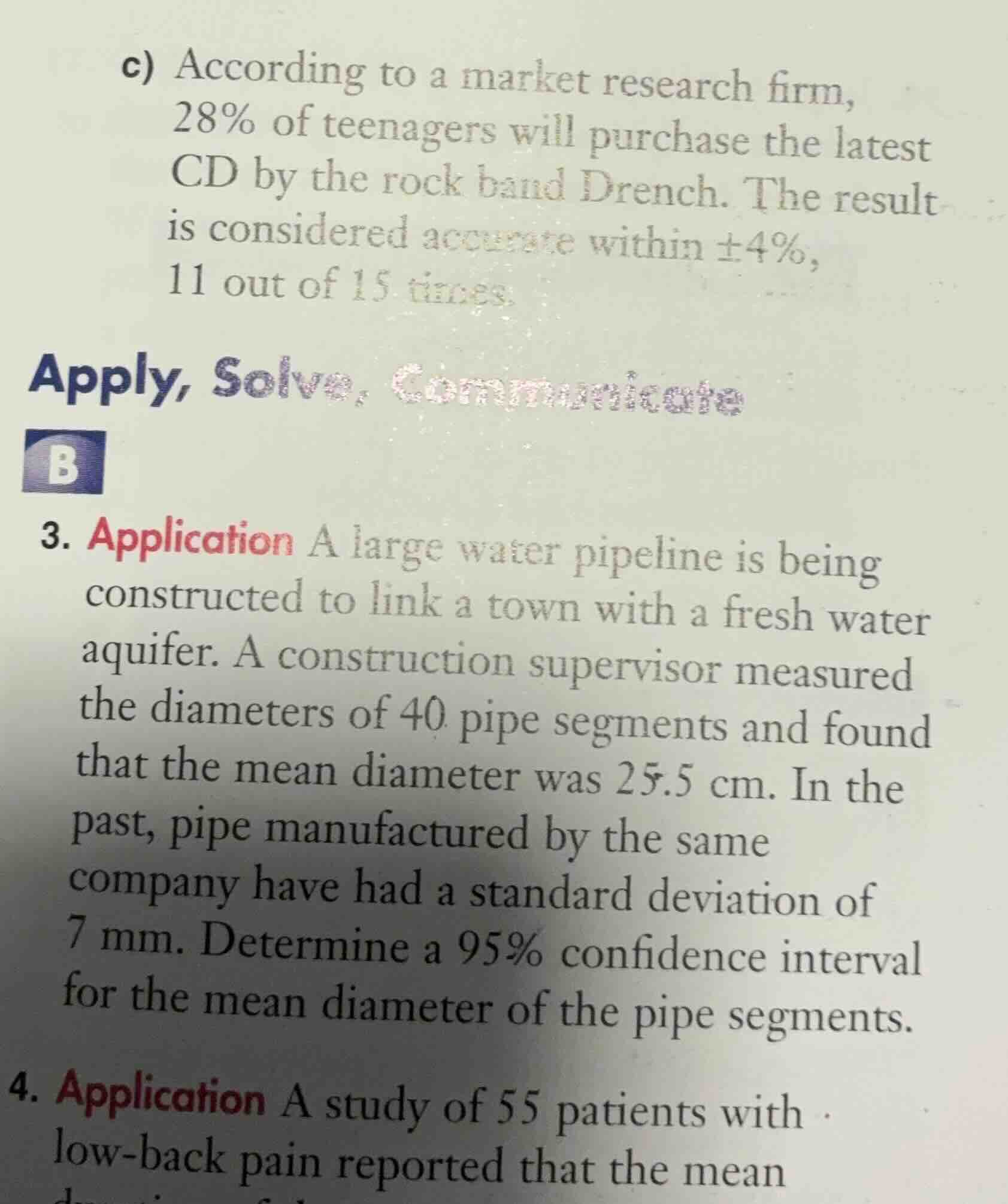3. application a large water pipeline is being constructed to link a to…