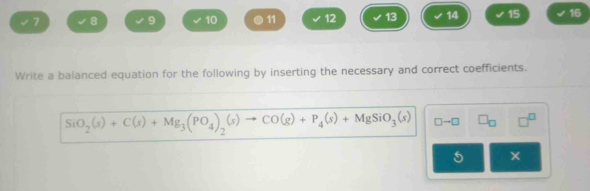 write a balanced equation for the following by inserting the necessary …