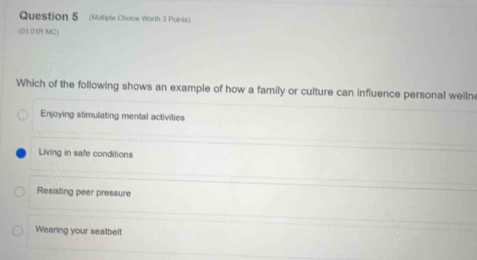 question 5 (multiple choice worth 3 points) (01.01r mc) which of the fo…