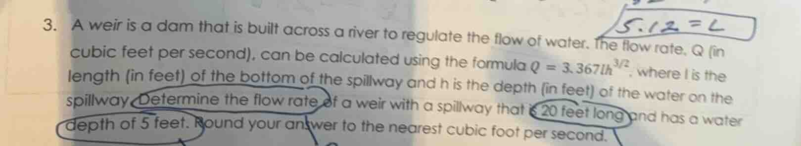 3. a weir is a dam that is built across a river to regulate the flow of…