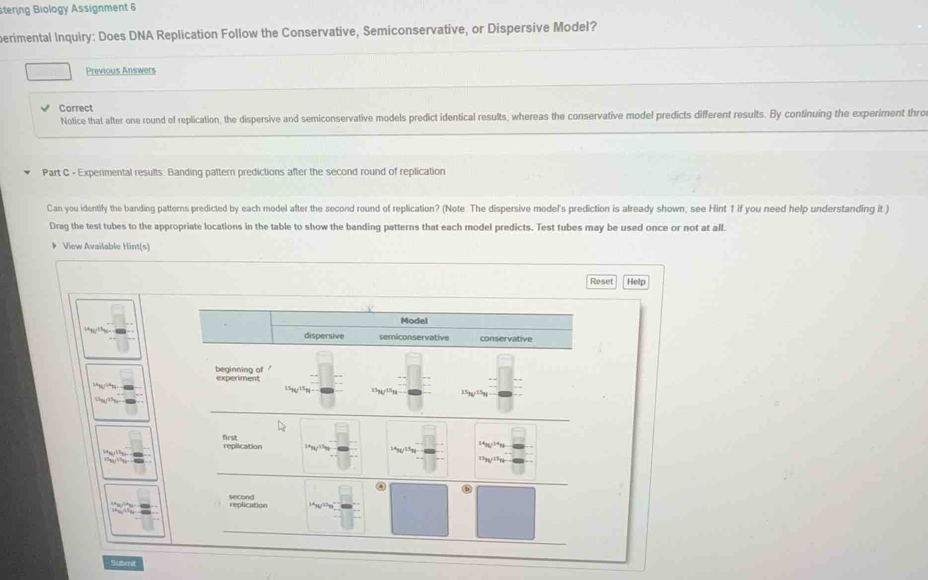 experimental inquiry: does dna replication follow the conservative, sem…