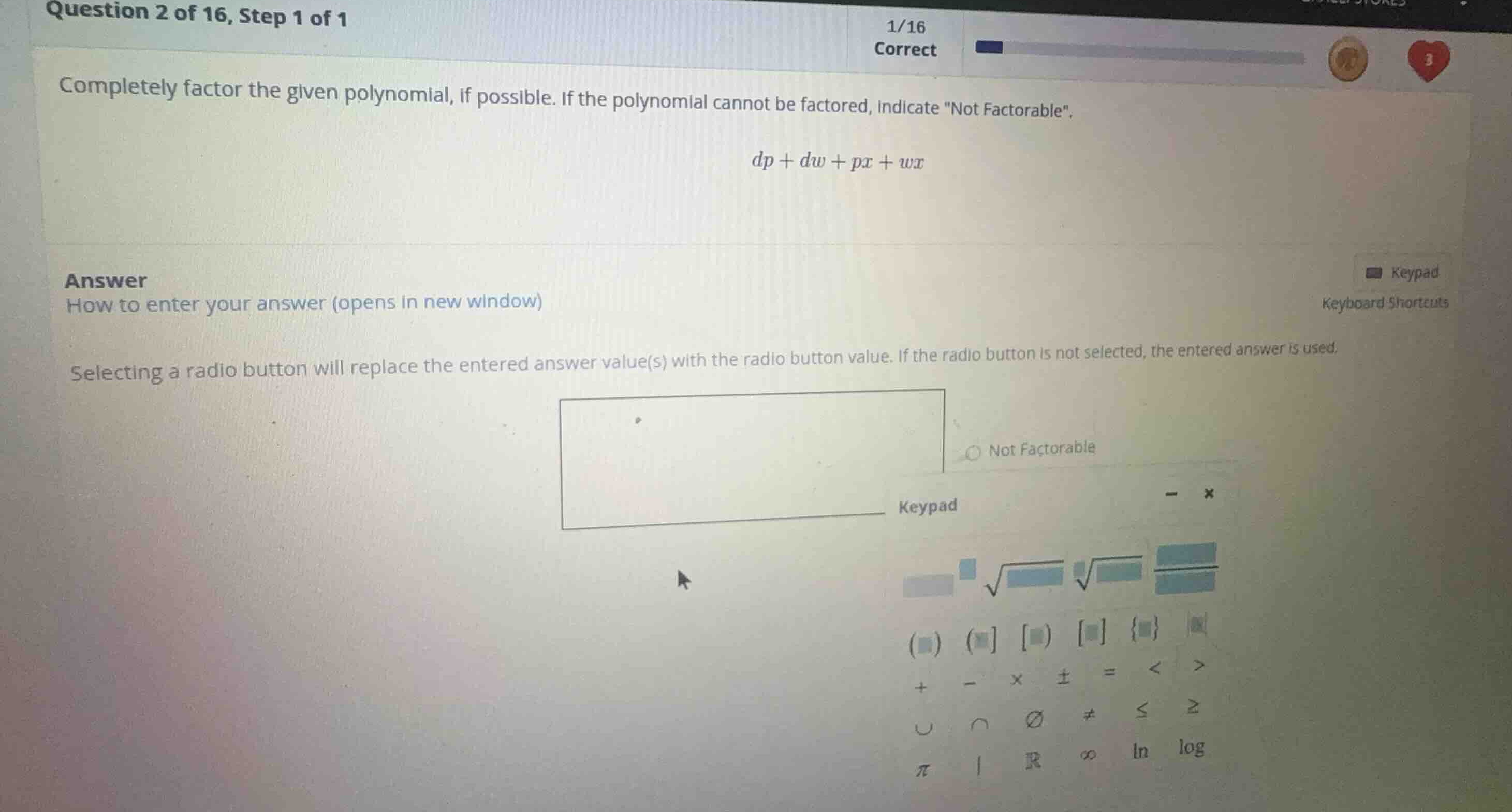 completely factor the given polynomial, if possible. if the polynomial …