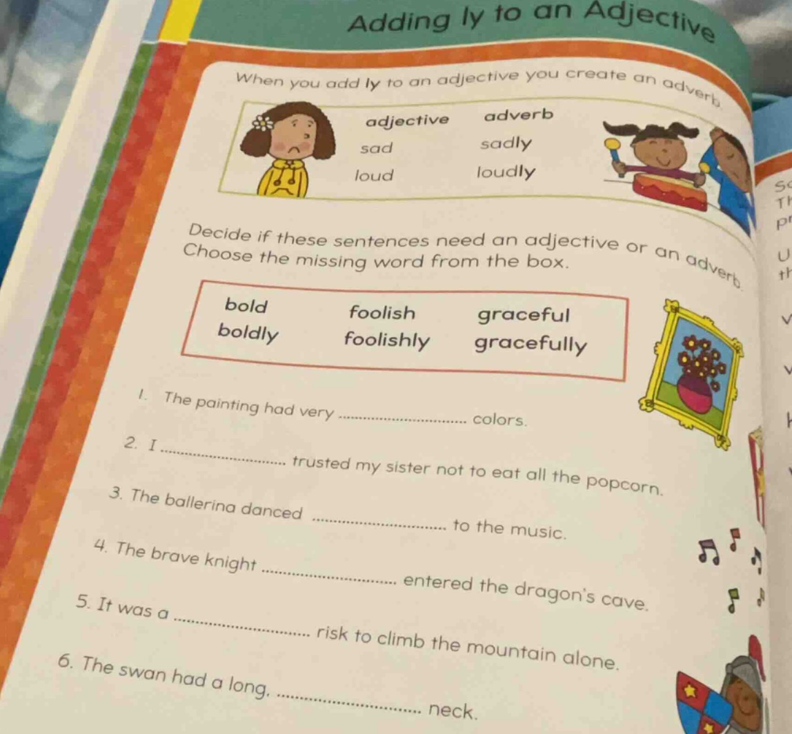adding ly to an adjective when you add ly to an adjective you create an…