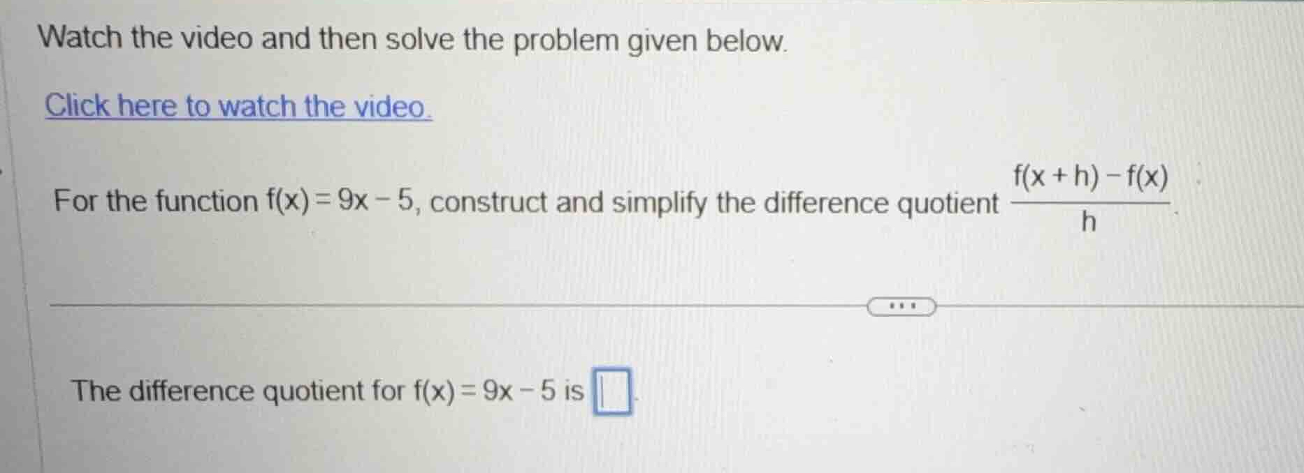 watch the video and then solve the problem given below. click here to w…